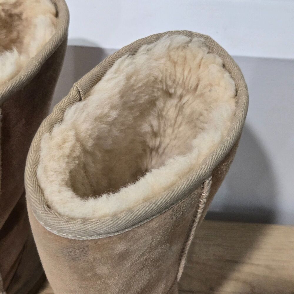 UGG Australia Classic Tall Boots womens 5 / 36 Sheepskin Suede 5815 chestnut - Picture 5 of 9